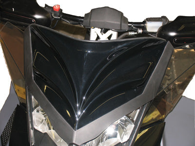 KORONIS PEAK WINDSHIELD- SKI-DOO REV XP LOW- GLOSS BLACK 480-402-50