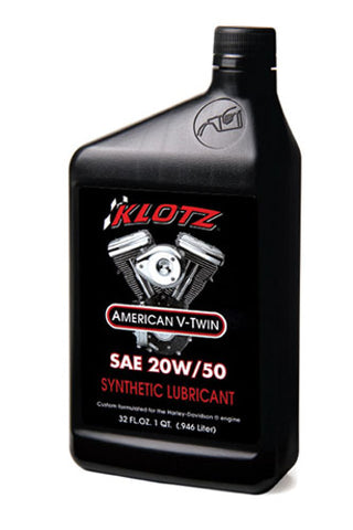 KLOTZ KH-2050 V-TWIN 20W50 OIL QT