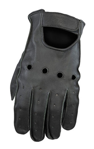 MOSSI BCS-706-S MENS DEERSKIN VENTED GLOVES SMALL BLACK