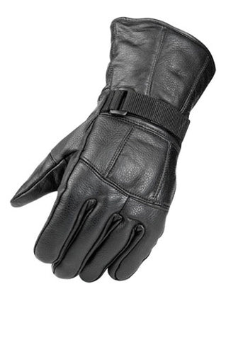 MOSSI BCS-2660-M MENS ALL SEASON LEATHER GLOVE MEDIUM BLACK