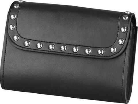 MOSSI BCS-922 WINDSHIELD BAG STUDDED 8X4X3 BLACK