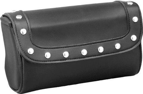 MOSSI BCS-923 WINDSHIELD BAG STUDDED 11.5X5X3.5 BLACK