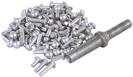 VE SOLID ALUMINUM 3/8" RIVETS 500 /PK 44-21002