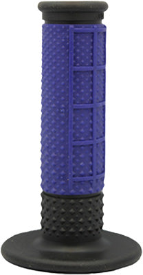 AVON X.9 HALF WAFFLE GRIPS (BLUE/BLACK) PART# ATVW03 NEW