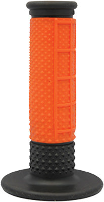 AVON X.9 HALF WAFFLE GRIPS ORANGE/BLACK PART NUMBER MXW15