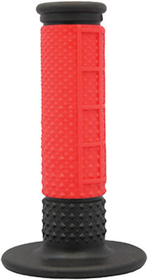 AVON X.9 HALF WAFFLE GRIPS RED/BLACK PART NUMBER MXW08