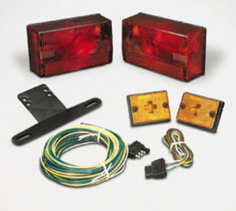 CEQUENT TRAILER LIGHT KIT W/20' WIRE HARNESS SUBMERSIBLE 4X6 OVER 80" 407515