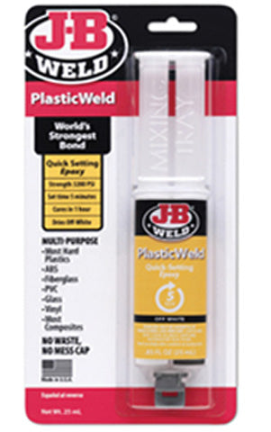 JB WELD PLASTICWELD SYRINGE - 25ML 50132
