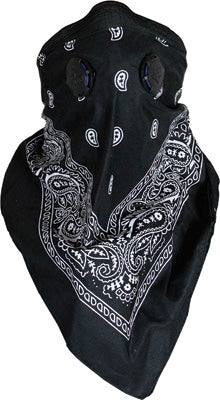 ATV TEK BANDANNA DUST MASK BLACK PART# BDMBLK