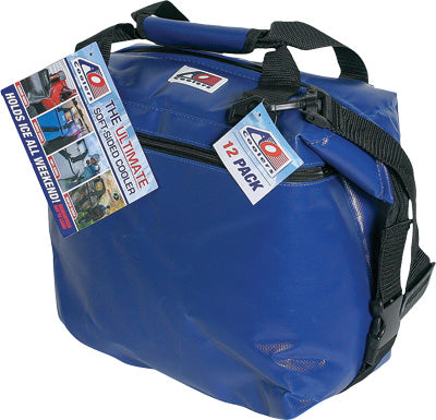 AO COOLERS 24 PACK VINYL COOLER ROYAL BLUE 17"X10"X12" PART# AOFI24RB