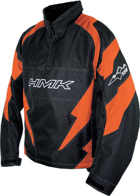 HMK THROTTLE PULLOVER BLACK/ORANGE X-SMALL PART# HM7JTHROXS