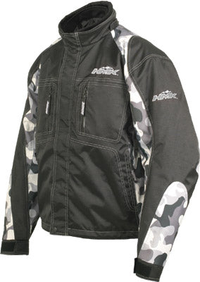 HMK ACTION JACKET BLACK/CAMO SMALL PART# HM7JACTBCS