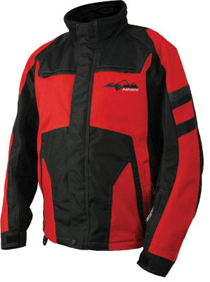 HMK VOYAGER JACKET BLACK/RED MEDIUM PART# HM7JVOY2BRM