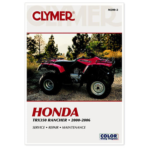 CLYMER 2000-2006 TRX350 RANCHER HONDA M2002 SERVICE MANUAL
