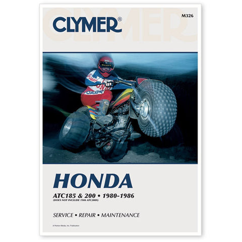 CLYMER 1980-1986 ATC200ES HONDA C-M326 SERVICE MANUAL