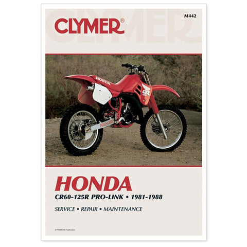 CLYMER CM442 SERVICE MANUAL CR60R CR80R CR125R 81-88
