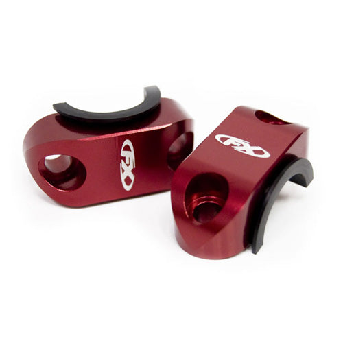 FACTORY EFFEX FX ROTATING BAR CLAMP KIT (2 ROTATING BAR CLAMPS) RED 12-36712