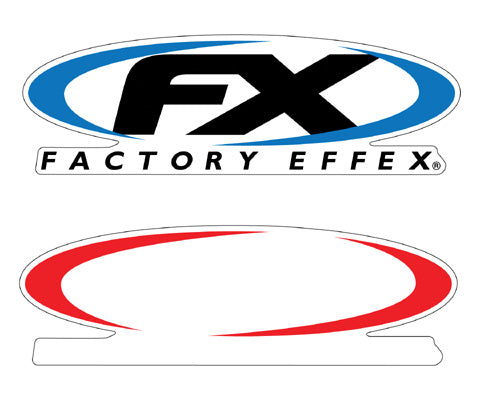 FACTORY EFFEX 07-00006 FX 2015 PROMO STICKERS RED 22" BIGGIE