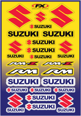 FACTORY EFFEX FX 2015 MOTO UNIVERSAL OEM STICKER KITS SUZUKI 10-68430