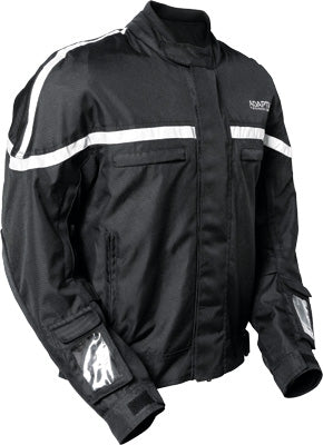 ADAPTIV GLOWRIDER JACKET BLACK MEDIUM J-01-BK-M