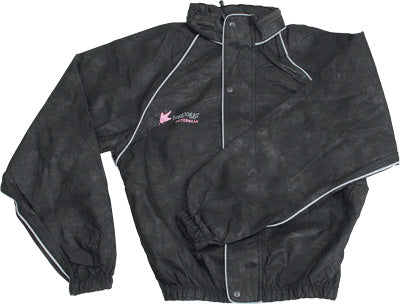FROGG TOGGS SWEET T LADIES RAIN JACKET BLACK MEDIUM PART# FT63532-01 M