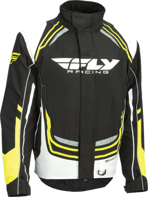 FLY SNOW SNX PRO JACKET BLACK/WHITE/HI-VIS SMALL 470-4024S