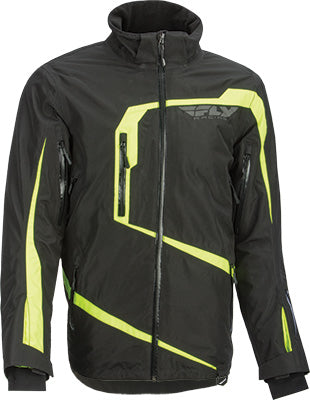 FLY SNOW CARBON JACKET BLACK/HI-VIS XLARGE #6152 470-4039X