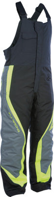FLY SNOW OUTPOST BIB BLACK/GREY/HI-VIS 2-XLARGE #6152 470-42192X