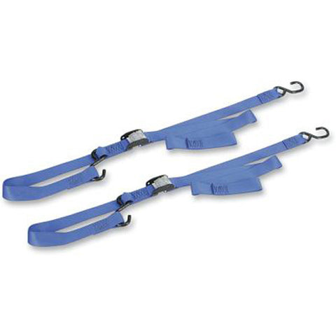 ANCRA 49494-222 BIG BIKE CAM BUCKLE STRAPS INTEGRA BLUE