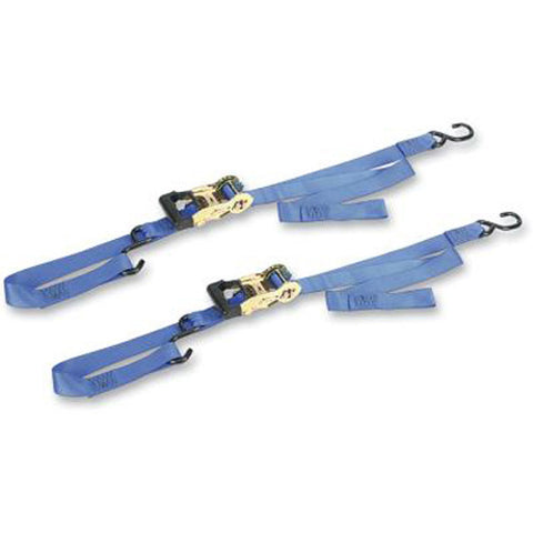 ANCRA 49970-112 BIG BIKE GRADUAL RELEASE RATCHET STRAP BLUE