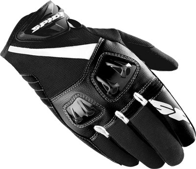 SPIDI FLASH-R TEX GLOVES BLACK/WHITE 2X-LARGE PART# B59K3-011-2X=3EA