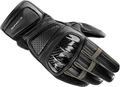 SPIDI HANGAR GLOVES BLACK/SAND MEDIUM PART# A148-233-M