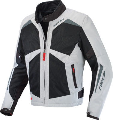 SPIDI NET 7 JACKET GREY/BLACK X-LARGE PART# T163-010-X