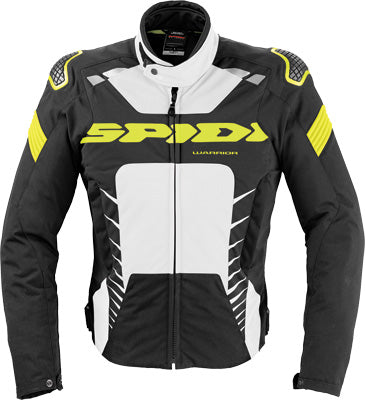 SPIDI WARRIOR TEX JACKET BLACK/WHITE/FLO. YELLOW 3X-LARGE PART# T185-394-3X