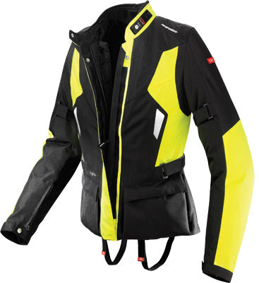 SPIDI VOYAGER LADIES H2OUT JACKET HI-VIZ YELLOW SMALL PART# D121-486-S