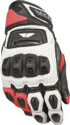 FLY STREET FL2-S GLOVES WHITE/RED SMALL #5884 476-2051~2