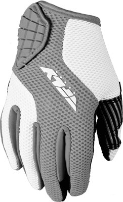 FLY STREET LADIES COOLPRO GLOVE WHITE/SILVER LARGE #5884 476-6117~4