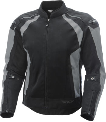 FLY STREET COOLPRO JACKET SILVER/BLACK MEDIUM #6152 477-4054~3