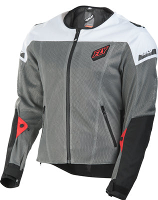 FLY STREET FLUX AIR JACKET BLACK/WHITE S #6179 477-4074~2