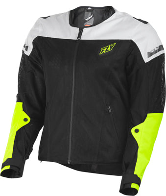 FLY STREET FLUX AIR JACKET BLACK/HI-VIS 2X PART# #6179 477-4075~6 NEW