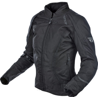 FLY STREET LADIES BUTANE JACKET BLACK SMALL #5958 477-7030~2