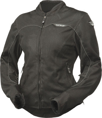 FLY STREET FLUX AIR LADIES JACKET BLACK X-SMALL #5948 477-8030~1