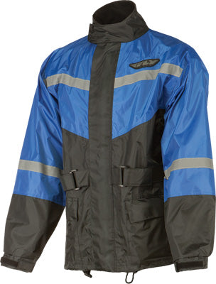 FLY STREET 2-PC RAIN SUIT BLACK/BLUE L PART# #6016 478-8012~4 NEW