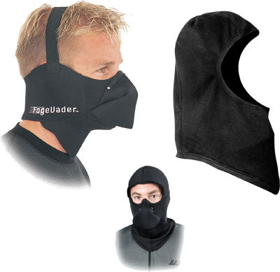 R.U. OUTSIDE FOGEVADER/BALACLAVA COMBO PACK (BLACK) PART# FOGEVDRCMBOPAK