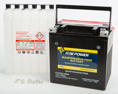 WPS 1973-1976 BMW R60/6 MAINTENANCE FREE BATTERY CTX30L-BSA CTX30L-BSA