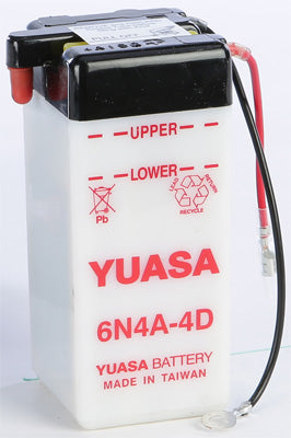YUASA BATTERY 6N4A-4D YUMICRON PART# YUAM26A4B NEW