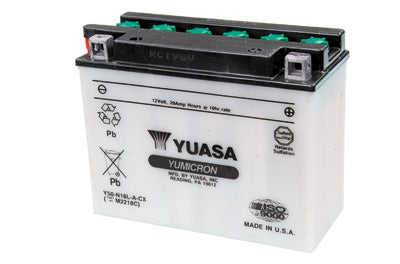 YUASA BATTERY Y50-N18L-A-CX YUMICRON PART# YUAM2218C NEW