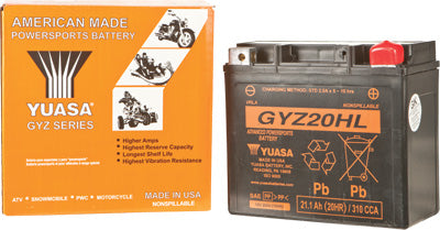 Yuasa Batteries YUASA FACTORY ACTIVATED BATTERY # YUAM720BH-PW NEW