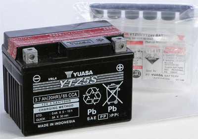 YUASA AGM FACTORY ACTIVATED BATTERY YTZ5S-BS PART# YUAM62TZ5 NEW