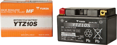 YUASA 2004-2007 Honda CBR1000RR BATTERY YTZ10S SEALED YUAM7210A PLT-200